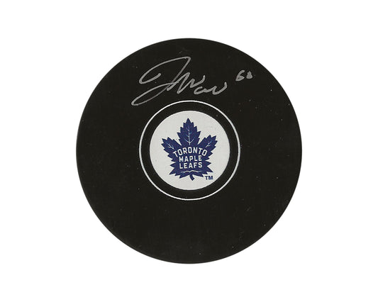 Joseph Woll Autographed Toronto Maple Leafs Autograph Model Puck