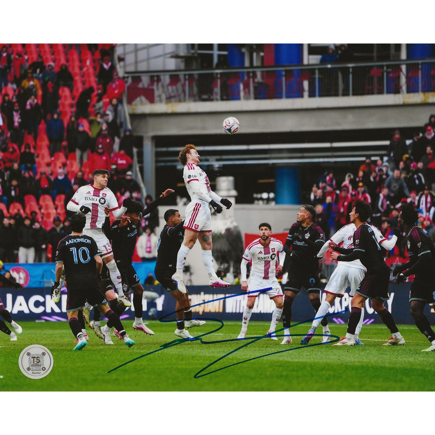 Josh Sargent Autographed Toronto FC 1st MLS Goal 8x10 Photo