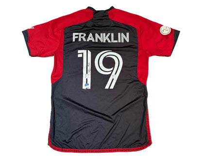 Kobe Franklin Autographed & Game-Used Toronto FC Adidas Black Jersey