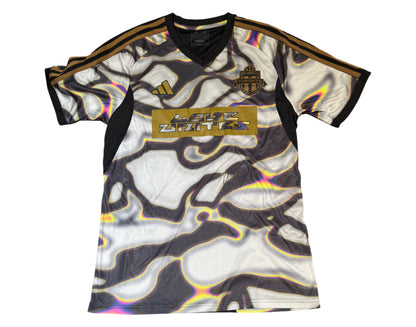 Kosi Thompson Autographed & Player-Worn 2024 Toronto FC Adidas Pride Jersey