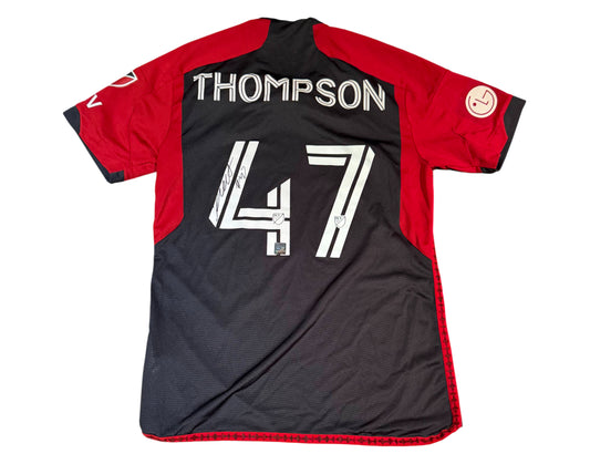 Kosi Thompson Autographed & Game-Used Toronto FC Adidas Black Jersey