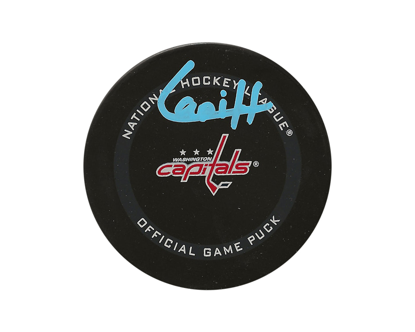 Hendrix Lapierre Autographed Washington Capitals Official Game Puck