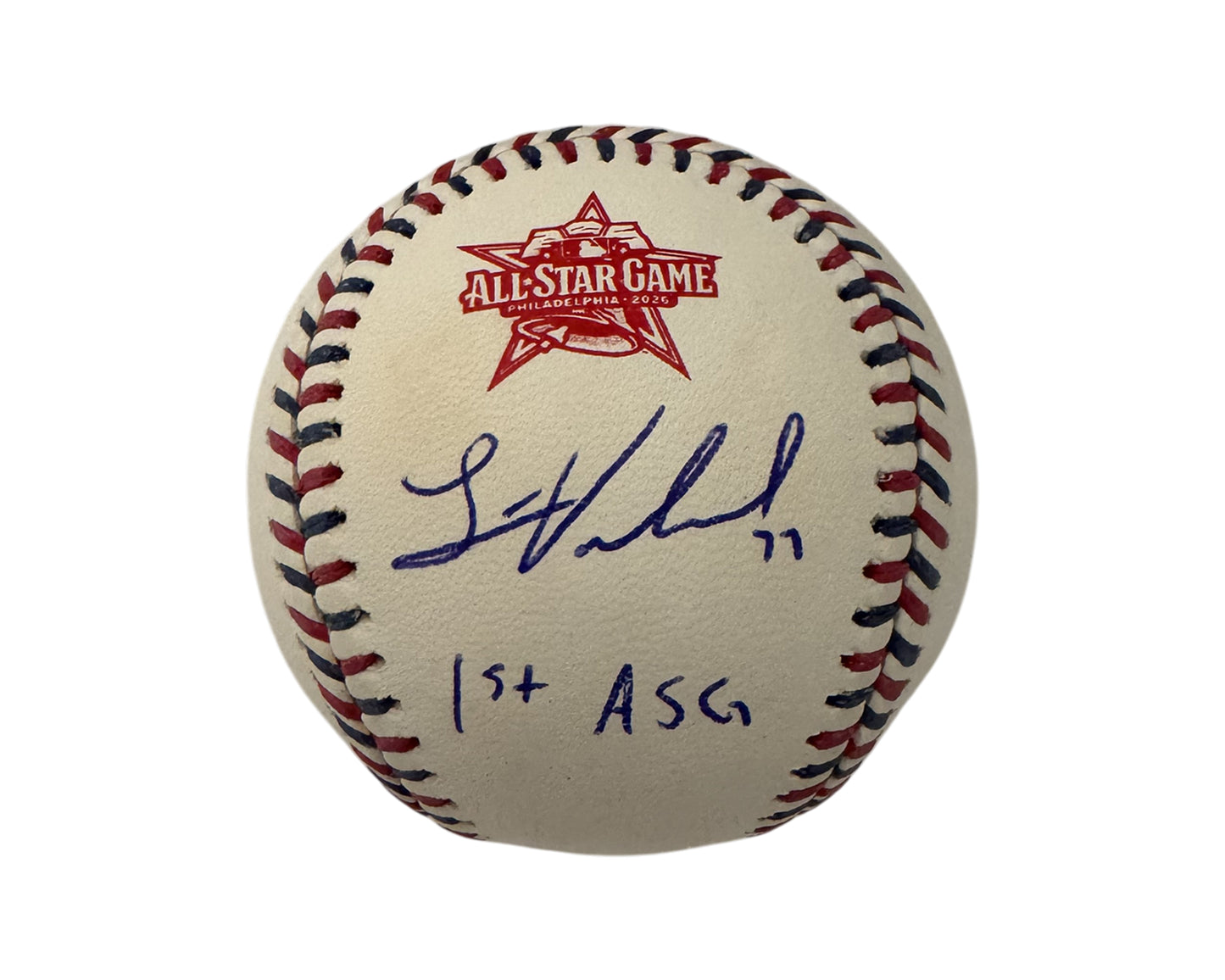 Louis Varland Autographed 2026 All-Star Game Rawlings Official Major League Baseball Inscribed "1st ASG"
