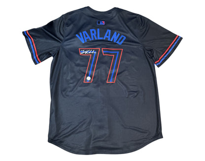 Louis Varland Autographed Toronto Blue Jays City Connect Replica Nike Jersey