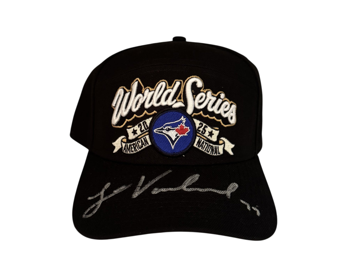 Louis Varland Autographed 2025 ALCS Champions Toronto Blue Jays Hat