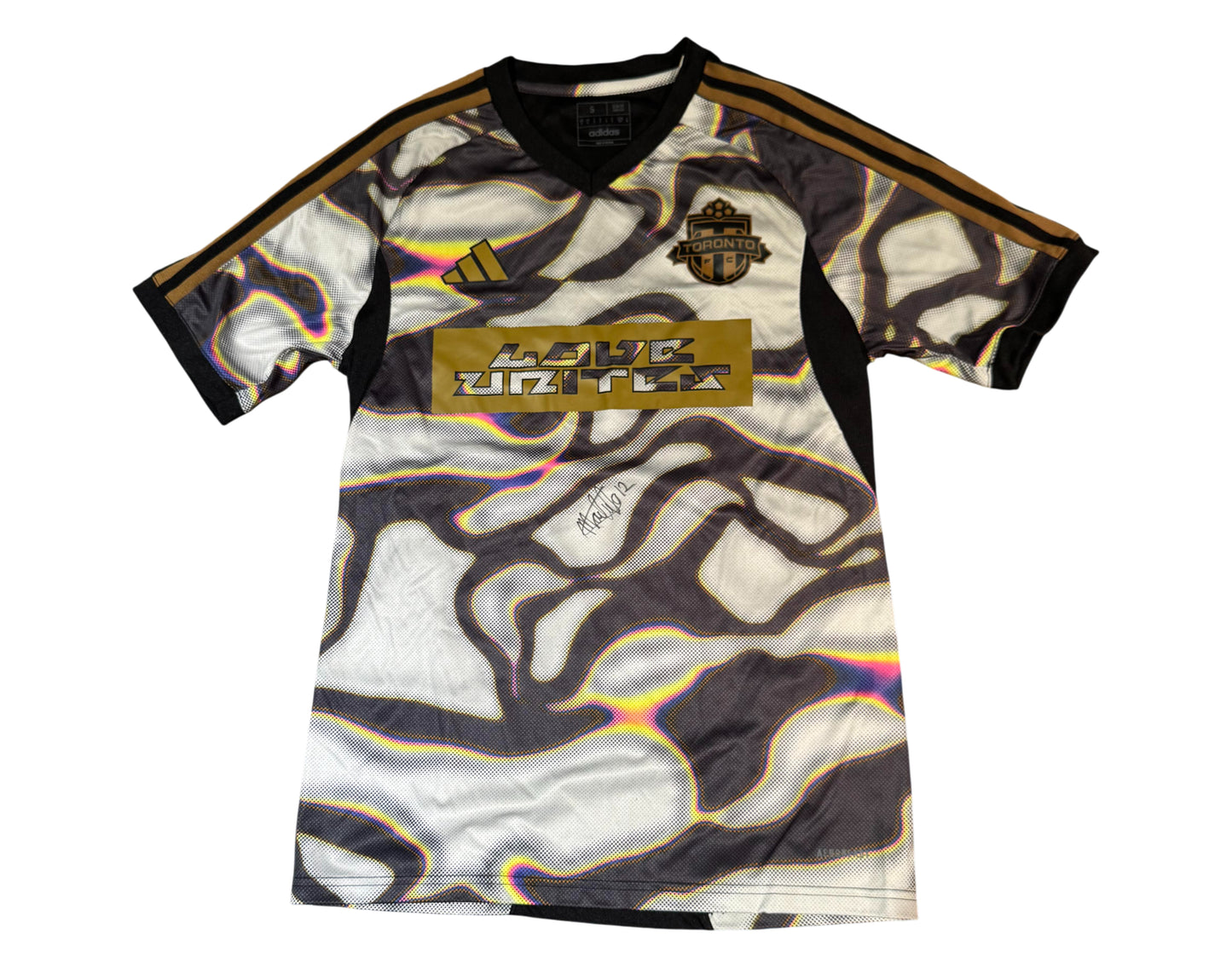 Cassius Mailula Autographed & Player-Worn 2024 Toronto FC Adidas Pride Jersey