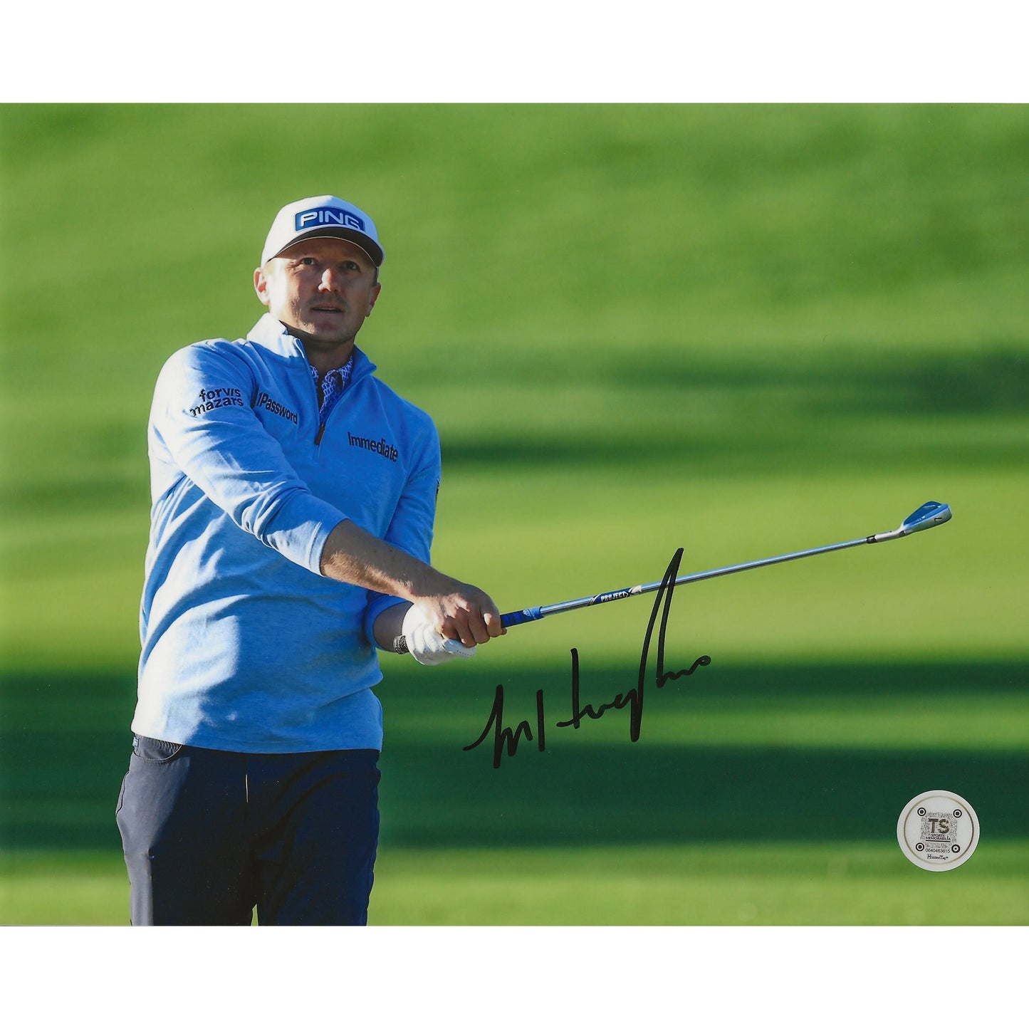 Mackenzie Hughes Autographed PGA Tour 8x10 Photo