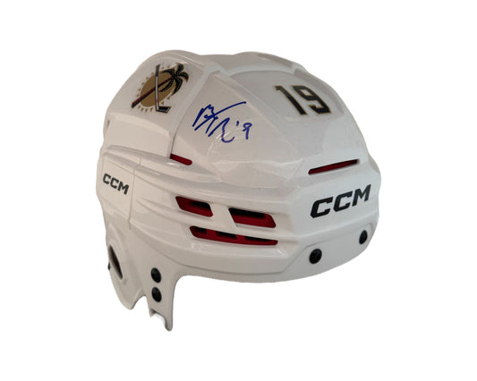 Matthew Tkachuk Autographed Florida Panthers White CCM Replica Helmet