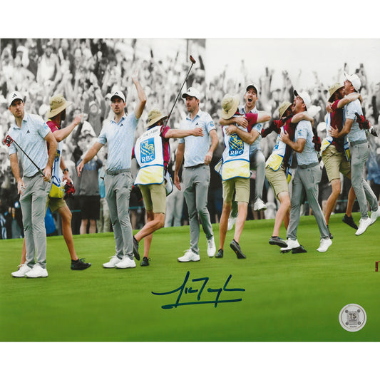 Nick Taylor Autographed 2023 RBC Canadian Open Putter Toss Sequence 8.5x11 Photo