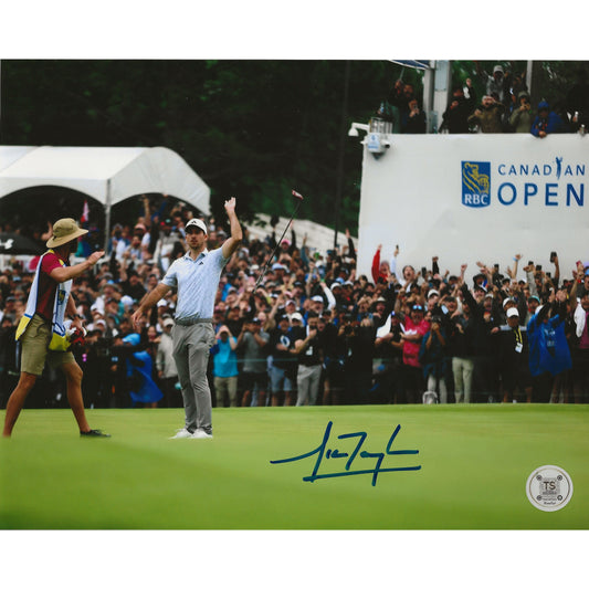 Nick Taylor Autographed 2023 RBC Canadian Open Putter Toss 8x10 Photo