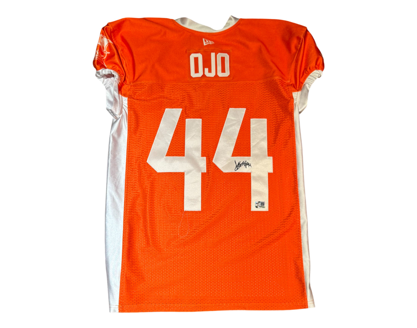 Jeremiah Ojo Autographed & Player-Worn Toronto Argonauts Orange Jersey