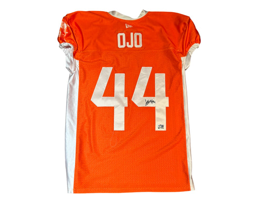 Jeremiah Ojo Autographed & Player-Worn Toronto Argonauts Orange Jersey