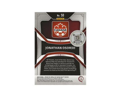 Jonathan Osorio Autographed 2022 Panini Prizm FIFA World Cup Qatar #50