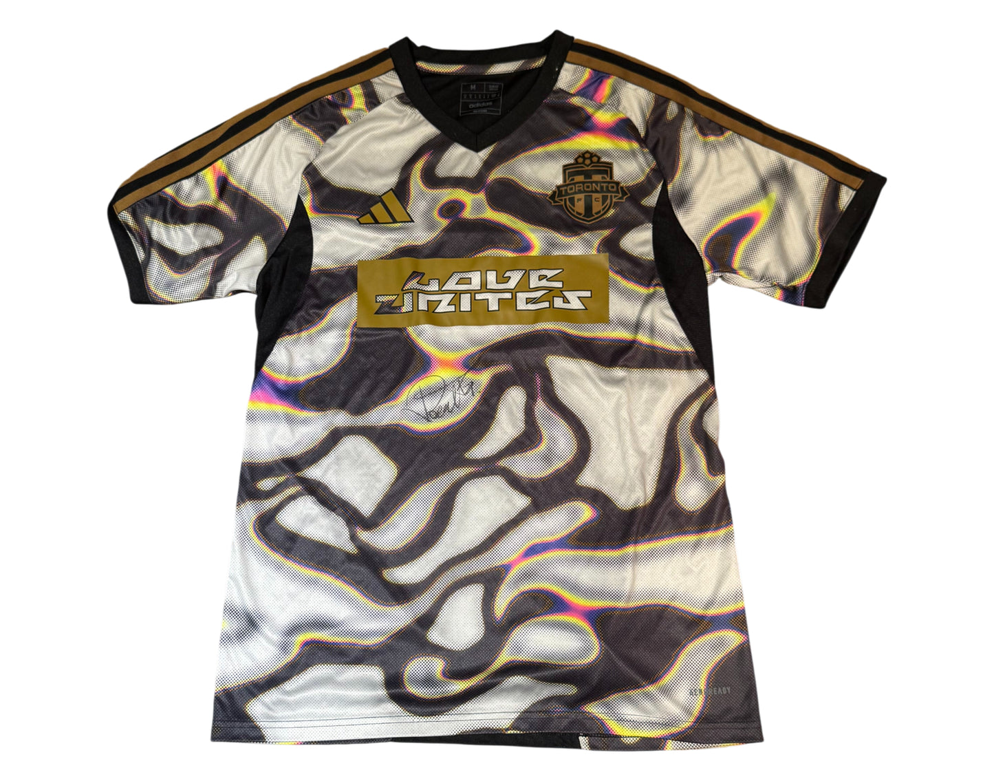 Raoul Petretta Autographed & Player-Worn 2024 Toronto FC Adidas Pride Jersey