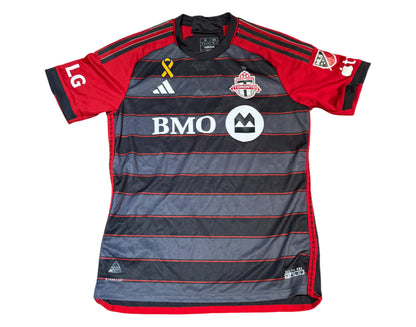 Raoul Petretta Autographed & Game-Used Toronto FC Adidas Black Jersey