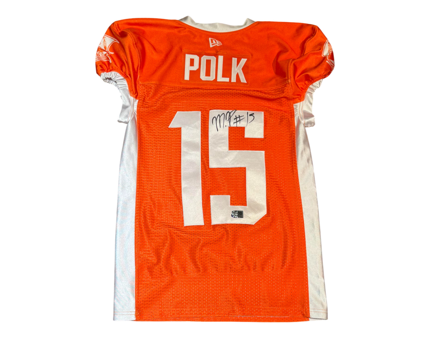 Makai Polk Autographed & Player-Worn Toronto Argonauts Orange Jersey