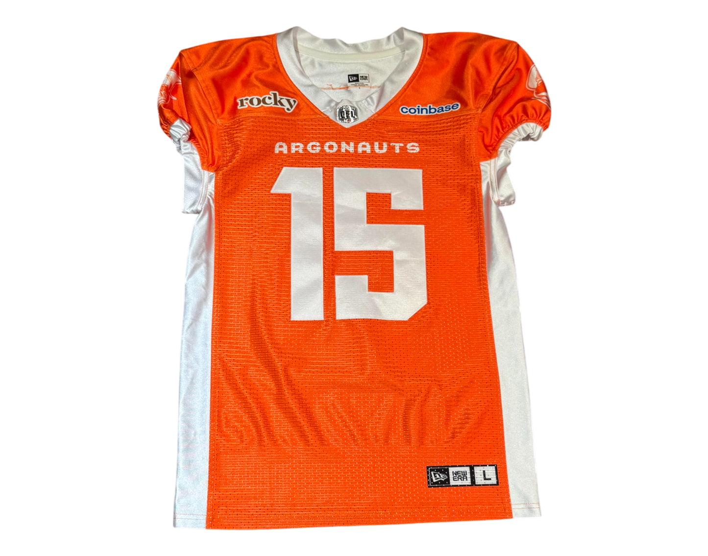 Makai Polk Autographed & Player-Worn Toronto Argonauts Orange Jersey