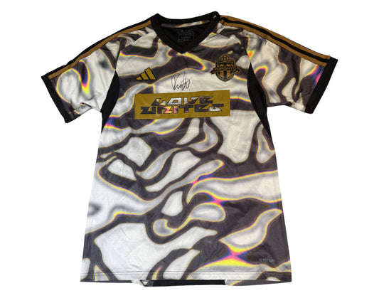 Sigurd Rosted Autographed & Player-Worn 2024 Toronto FC Adidas Pride Jersey