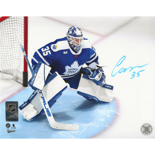 Ilya Samsonov Autographed Toronto Maple Leafs Reverse Retro 2.0 8x10 Photo