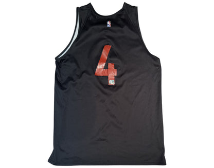 Scottie Barnes Practice-Used Toronto Raptors OVO Black/White Reversible Jersey