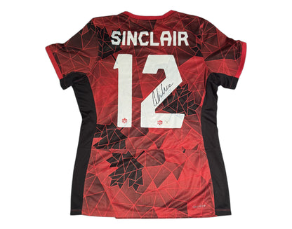 Christine Sinclair Autographed Canada National Team Nike Women's Jersey