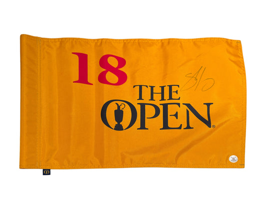 Shane Lowry Autographed British Open Championship Replica Flag