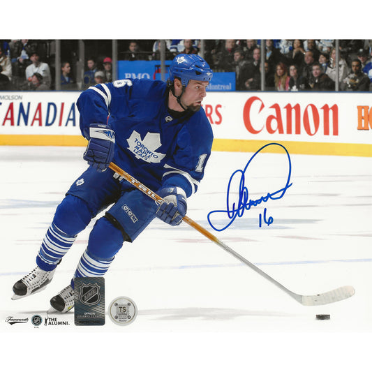 Darcy Tucker Autographed Toronto Maple Leafs Skating 8x10 Photo