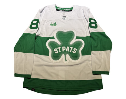 William Nylander Autographed Toronto Maple Leafs St. Pats Adidas Size 50 Jersey