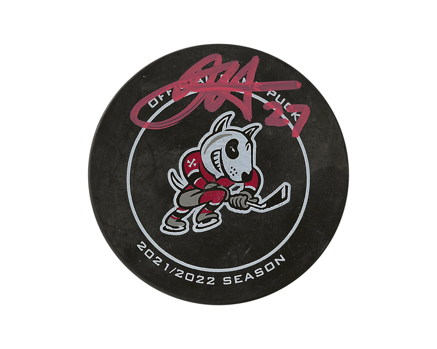 Dougie Hamilton Autographed Niagara IceDogs Official Game Puck