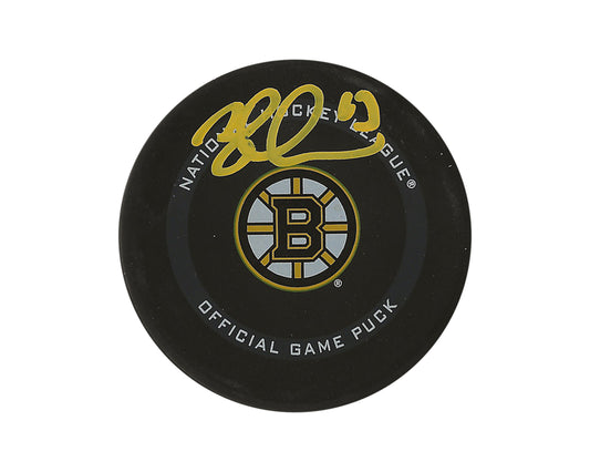 Brad Marchand Autographed Boston Bruins Official Game Puck