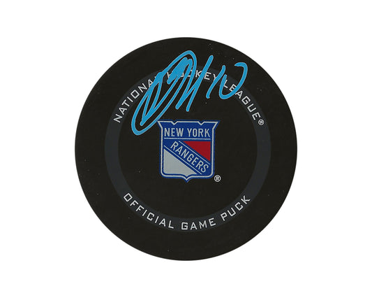 Artemi Panarin Autographed New York Rangers Official Game Puck